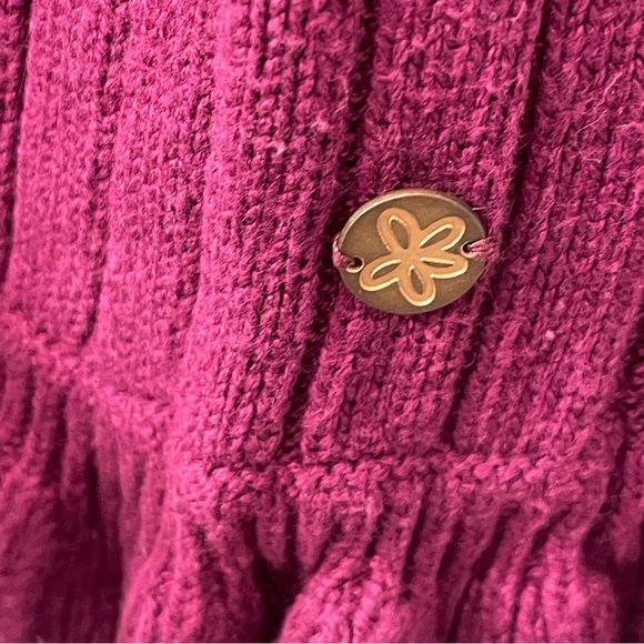 Matilda Jane Jax 435 Cardigan Sweater Ruffle Burgundy Tween-Kid Size 12 - Picture 8 of 11